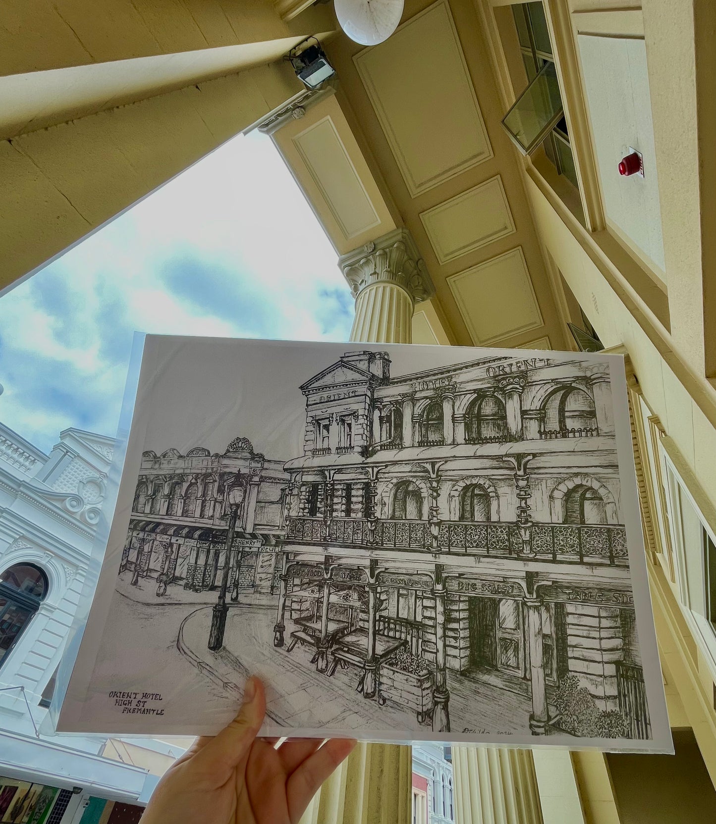 Orient Hotel High st Fremantle Print