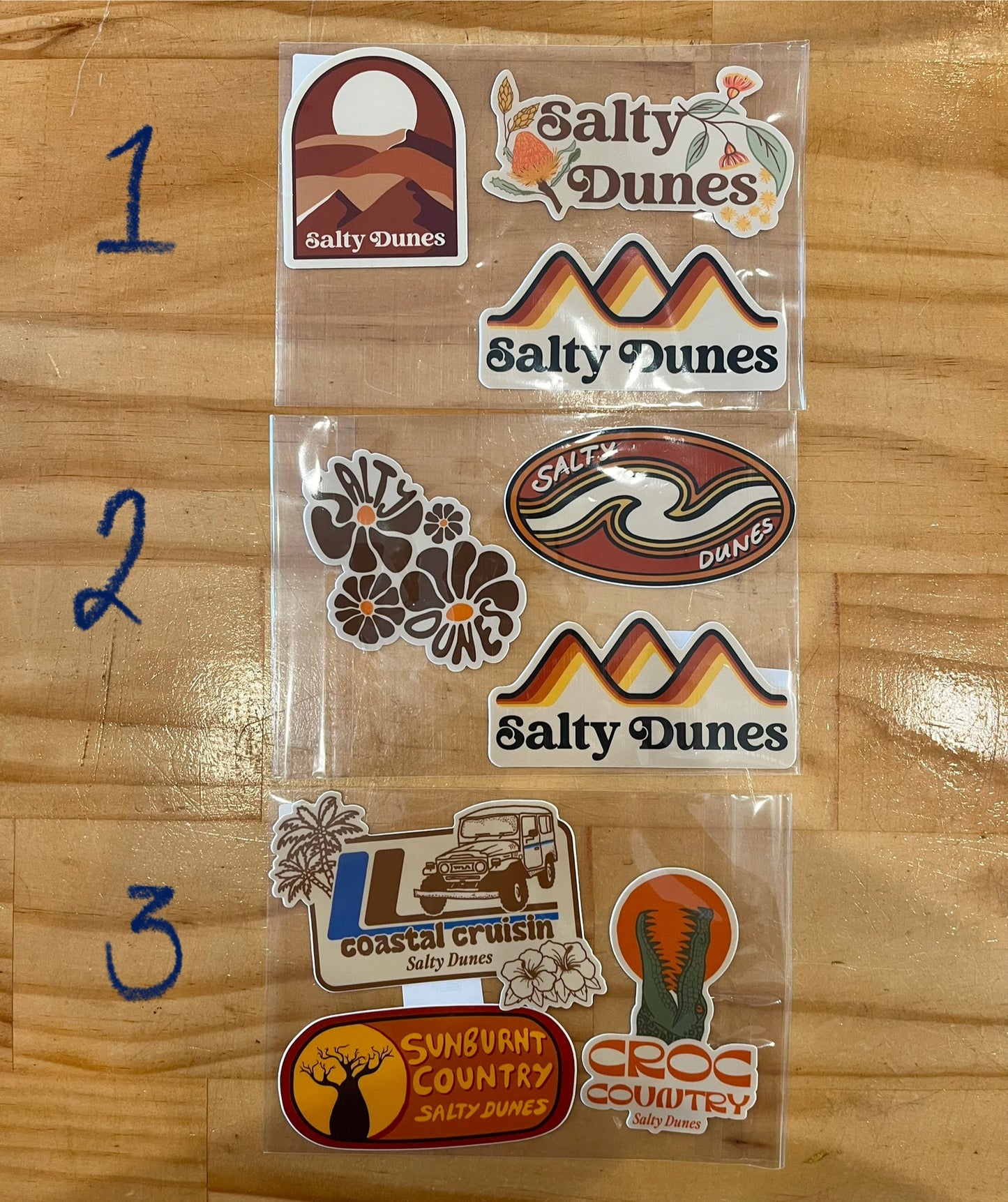 Salty Dunes Sticker Packs