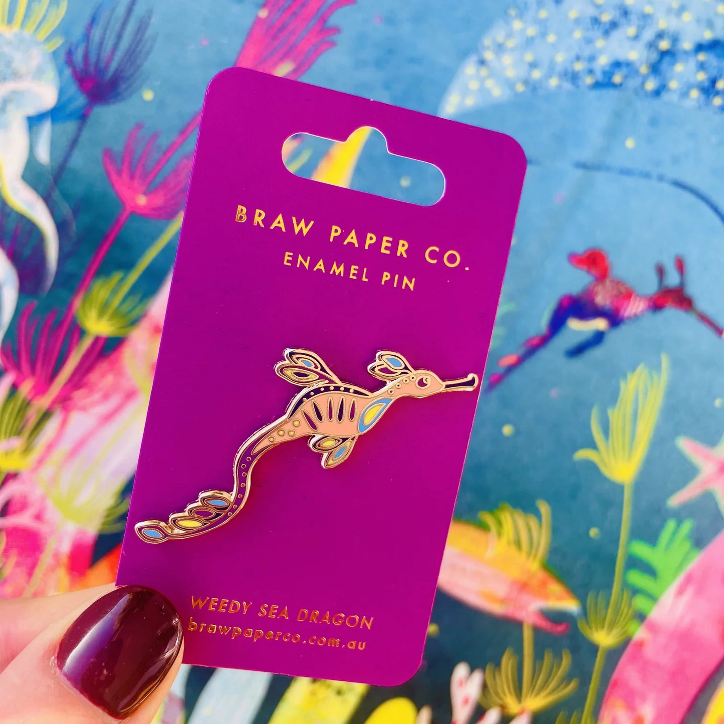 Braw Paper Co Pin