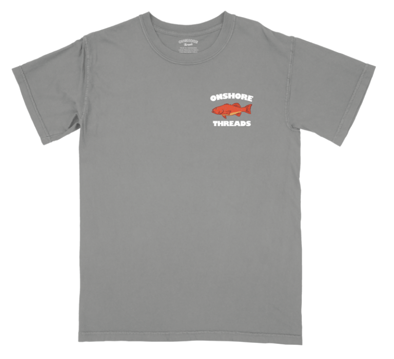 Onshore threads - Grey Trout Tee
