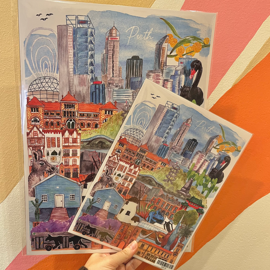 Kim Berry - Perth City Print
