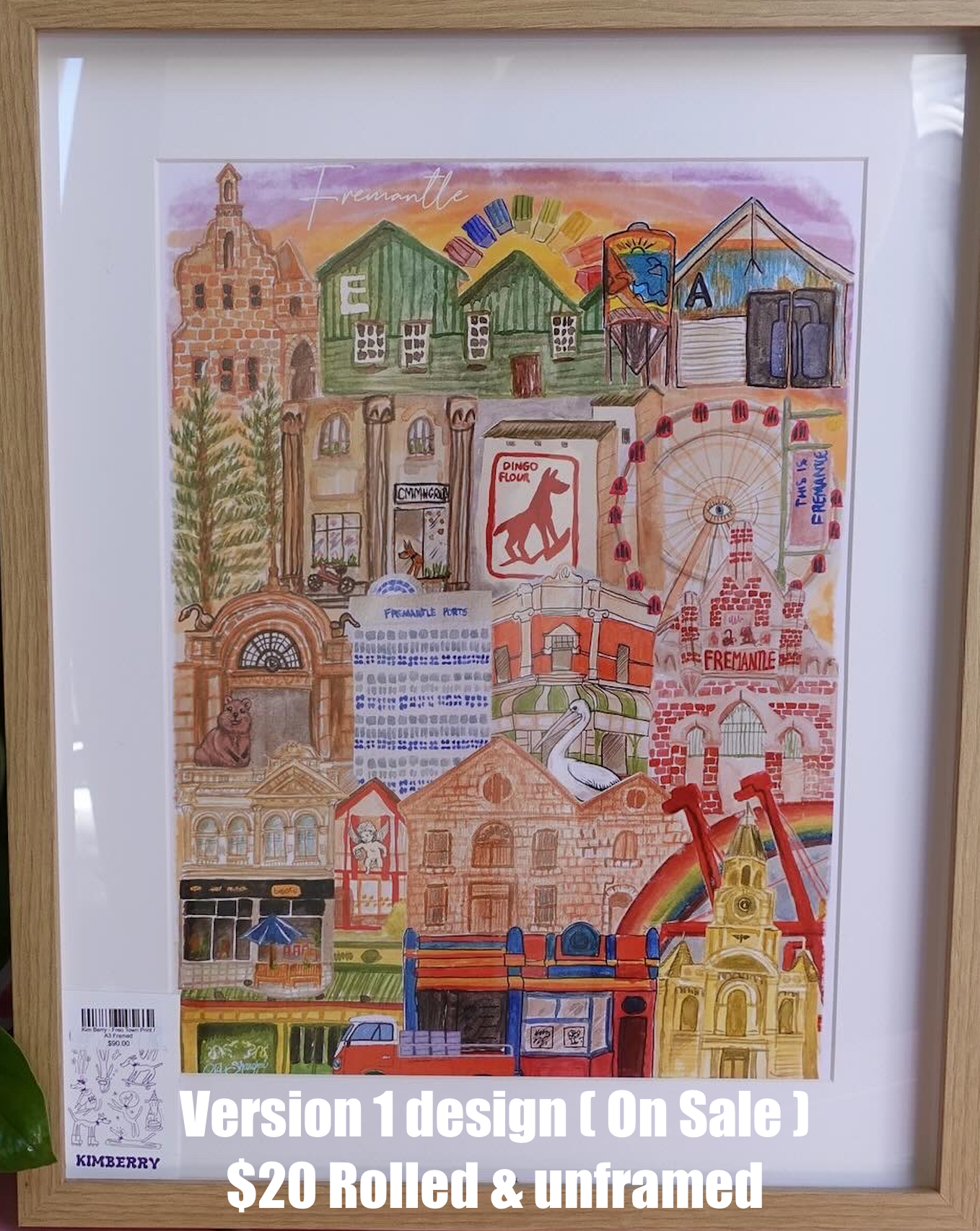 Kim Berry - Freo Town Print