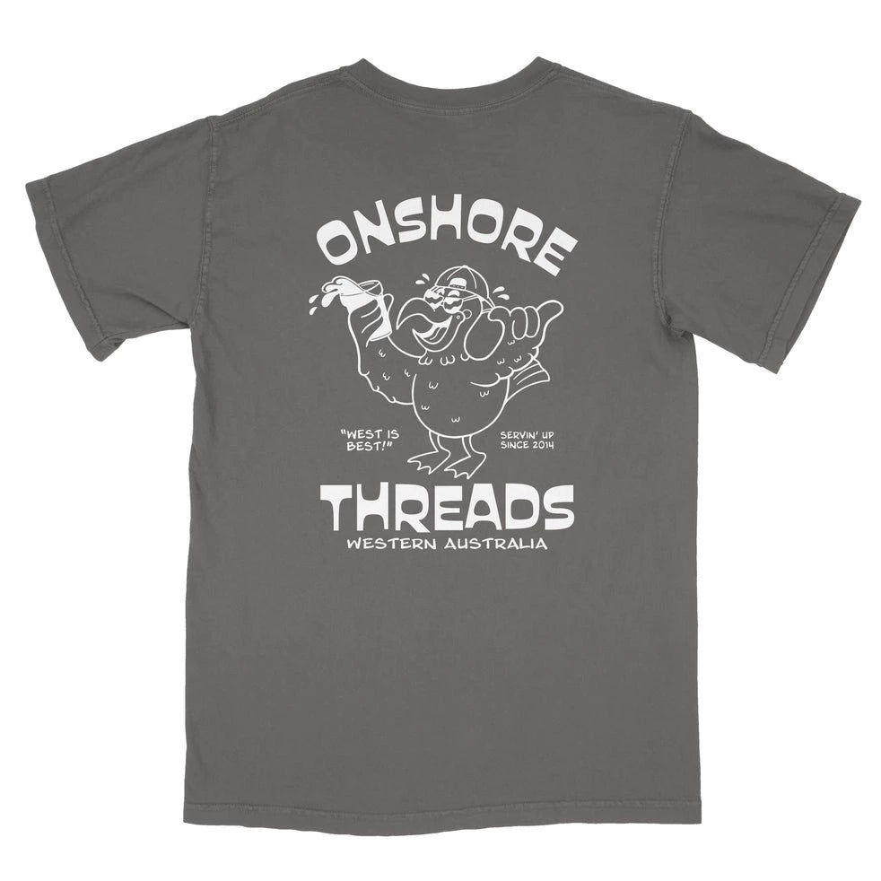 Onshore Threads- Seagull Tee Pepper