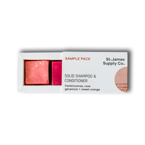 St. James - Solid Shampoo and Conditioner Sample Packs