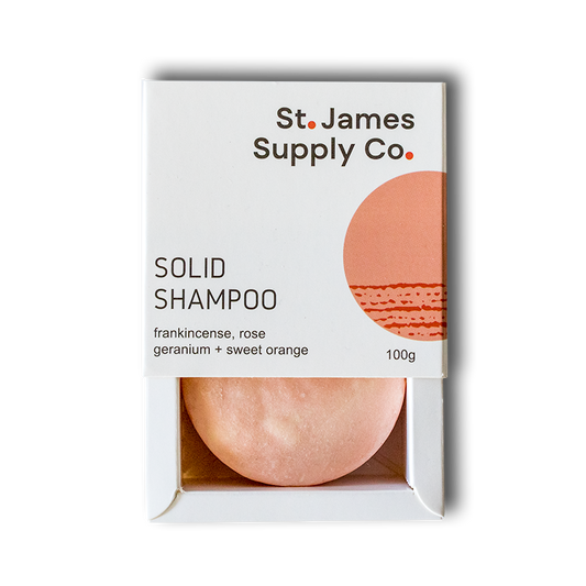 St. James - Frankincense, Rose Geranium and Sweet Orange Shampoo