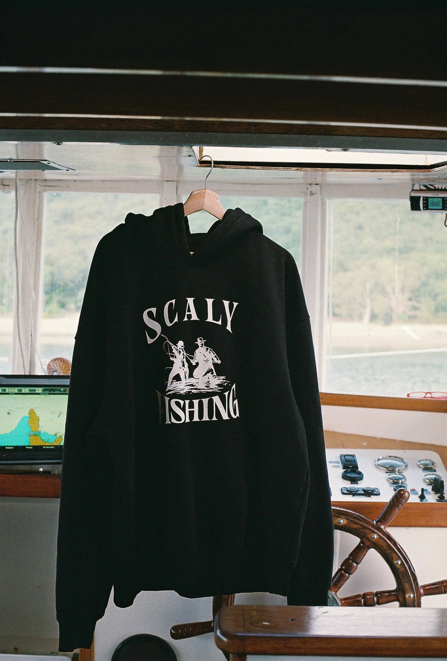 Scaly Mates - Fishing Hoodie Black
