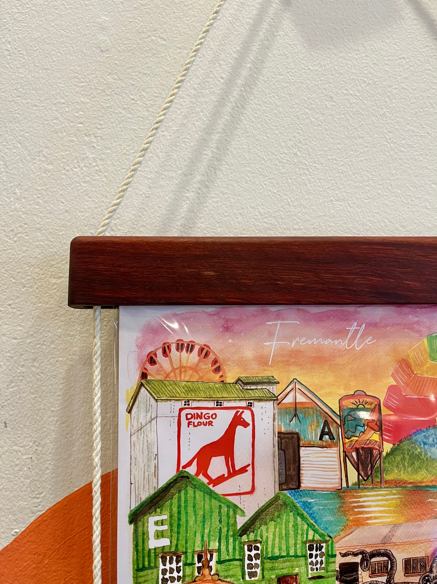Wooden print and record holder
