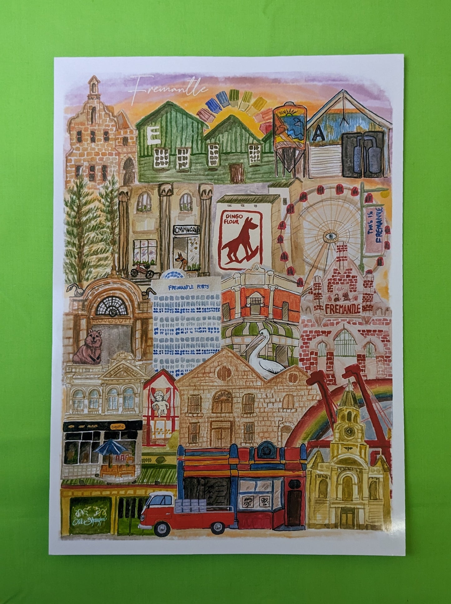 Kim Berry - Freo Town Print