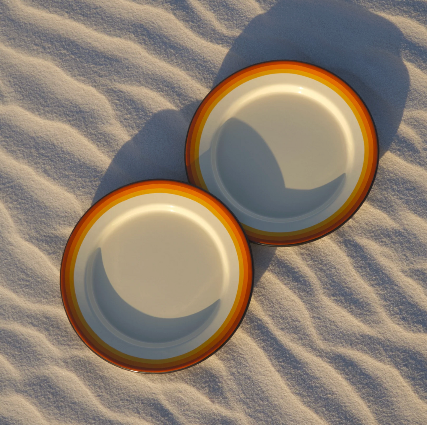 Salty Dunes - Enamel Plate 2 Pack