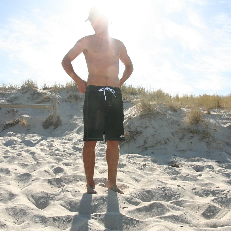 Digress Black Stitch Boardies