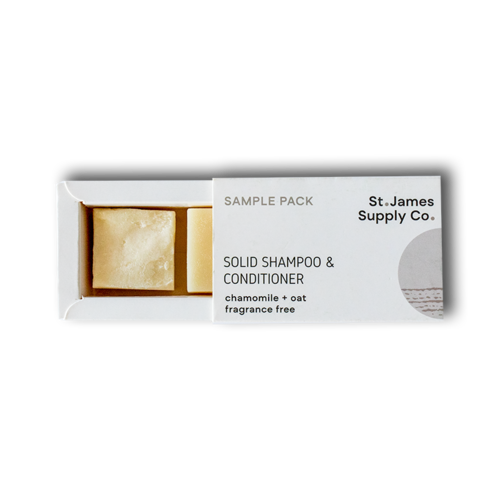St. James - Solid Shampoo and Conditioner Sample Packs